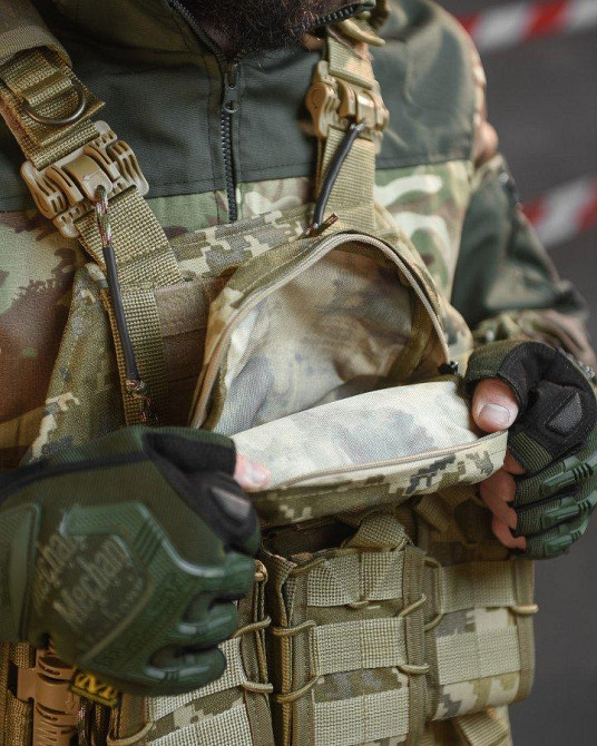 Плитоноска 4 швидкі скидання Cordura піксель НП5128 Одеса - фото 8