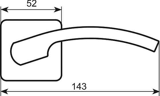 Ручка Colombo Olly S ант.латунь R ф/з Київ