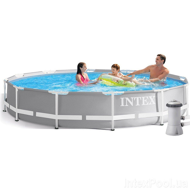 Бассейн каркасный круглый 366х76 см. с фильтр-насосм Intex 26712 Киев - изображение 1