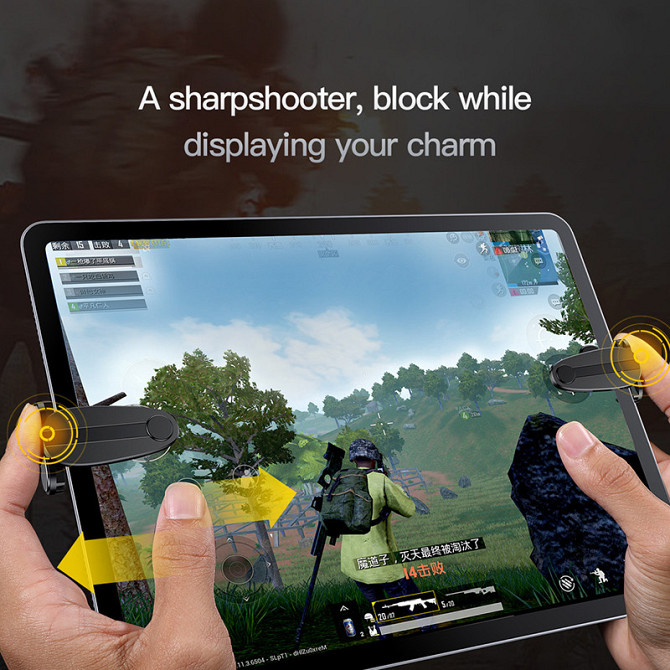 Ігровий контролер (джойстик, геймпад, тригер) Baseus Shooting Game Tool ACPBCJ-01 для планшета (Чорний) Николаев - изображение 7