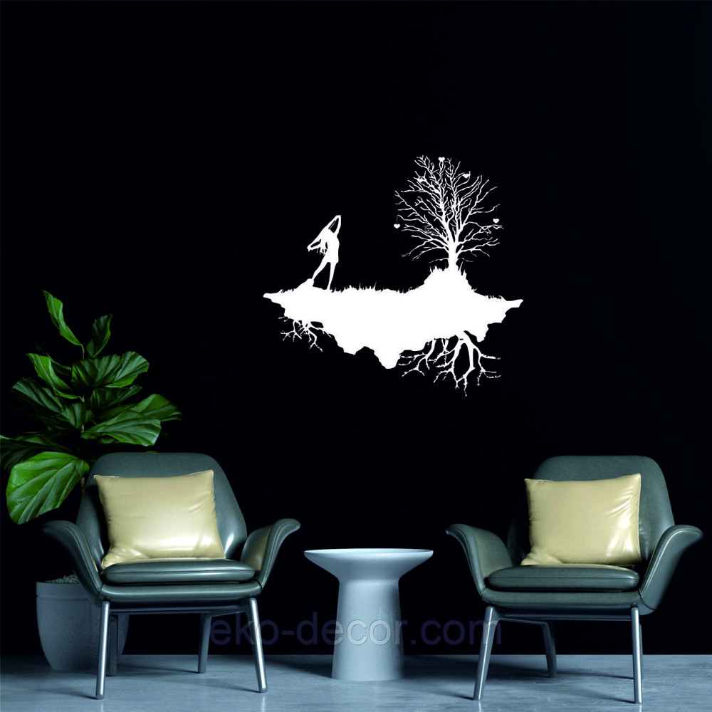 Декоративное настенное Панно «Дерево», Декор на стену 50*46 см, Белый Киев - изображение 5