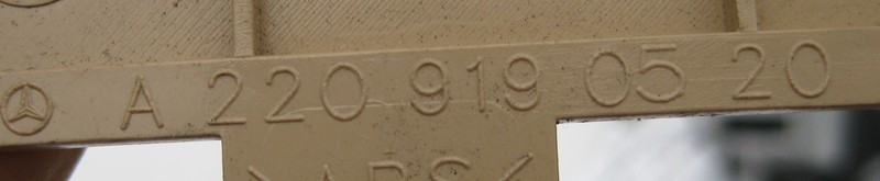 Mercedes-Benz  A2209190520 1A26 Зовнішня задня кришка санки лівого сидіння бежева S-Class W220 Одесса - изображение 2