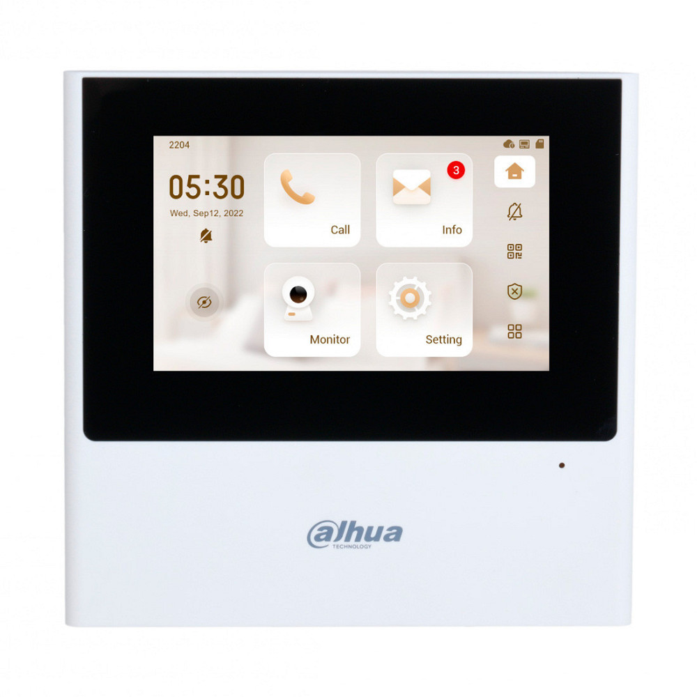 Відеодомофон Dahua DHI-VTH2611L-WP White 4.3" дюймів Wi-Fi Київ - фото 4