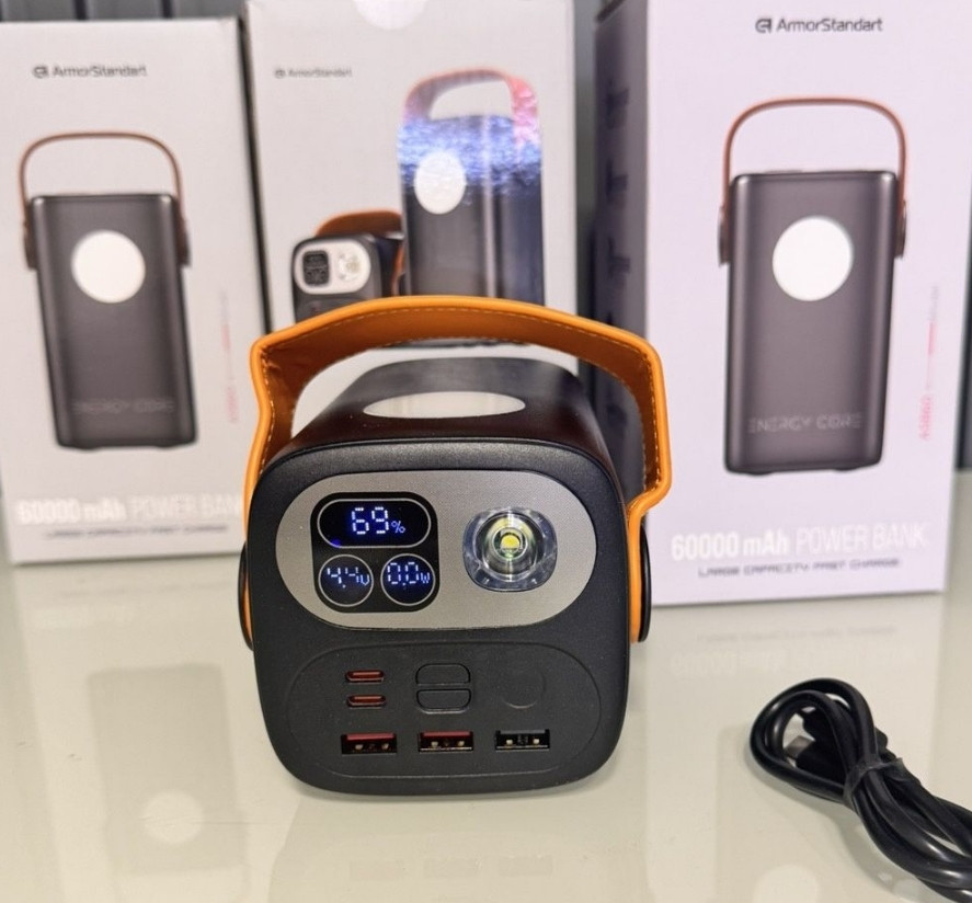 Power Bank 60000mAh 100W PD+QC для ноутбуків Киев - изображение 5