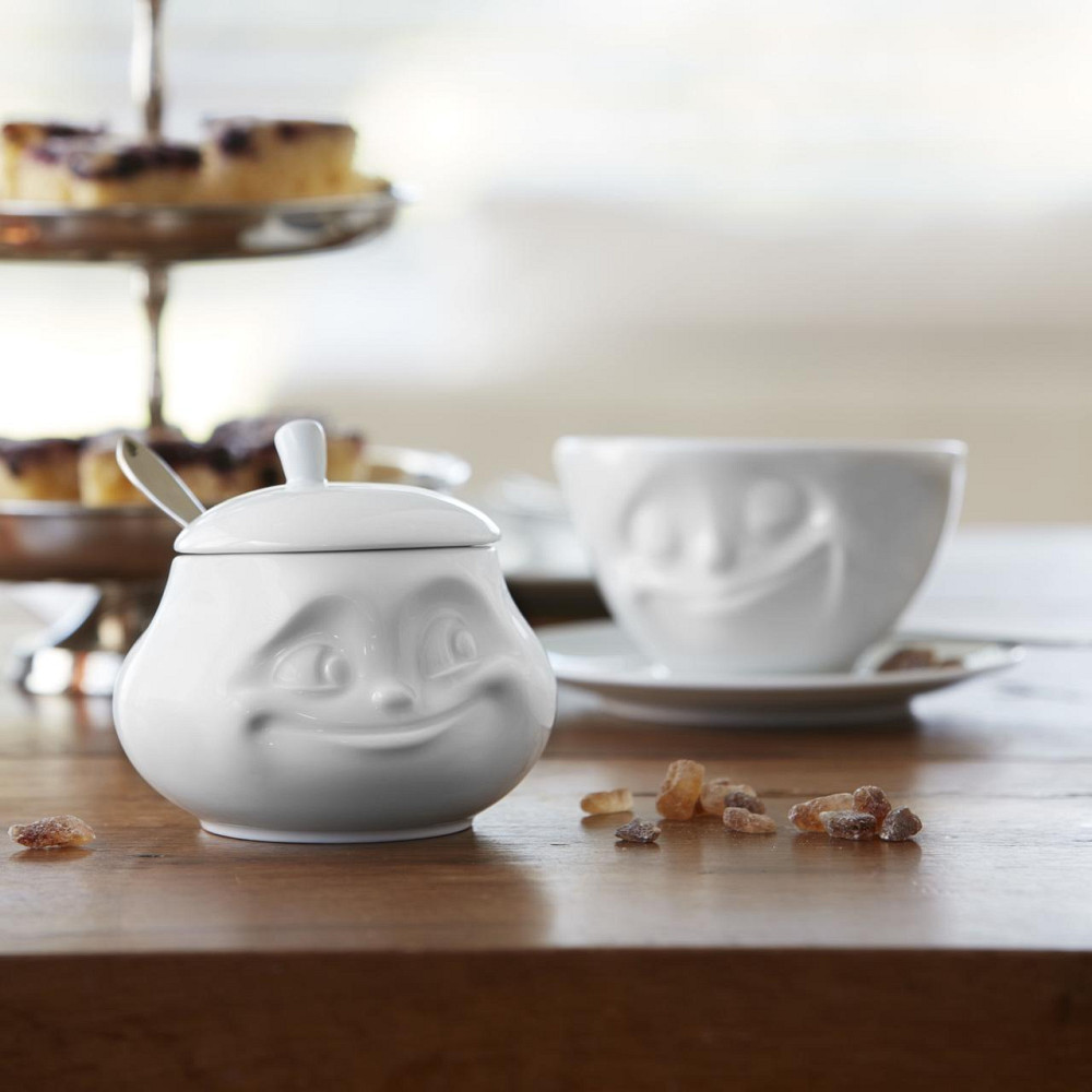 Сахарница с крышкой Tassen Сладкий 400 мл фарфор Белый Киев - изображение 2