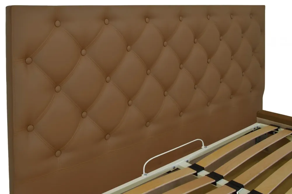Кровать Двуспальная Coventry Comfort 160 х 190 см Fly 2213 С подъемным механизмом и нишей для белья Светло-коричневый Киев - изображение 2