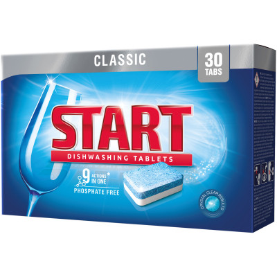 Таблетки для посудомийних машин Start Classic 30 шт. (4820207100039) Вінниця - фото 1