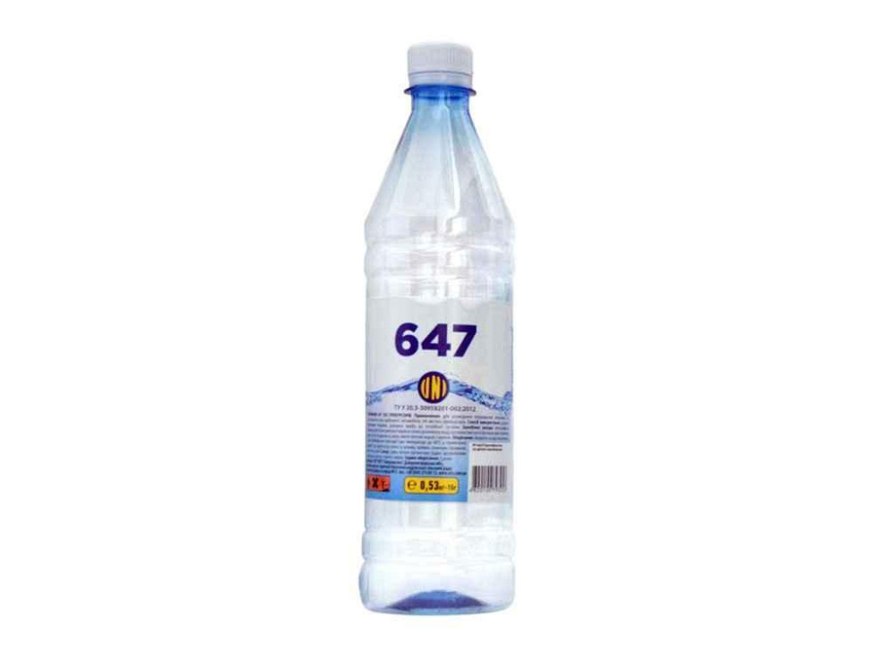 Розчинник 647 0,8л 0,53кг б/п ТМ UNI Київ - фото 1