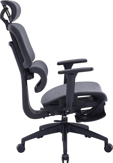 Крісло офісне Officepro Skyline Footrest Black/Dark Gray (OC750-B-DG-DG) ( 10681 ) Харків - фото 11