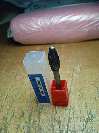 Борфреза тип H 8×20×6 мм — твердосплавна циліндрична шарошка по металу для дриля і гравера Харків