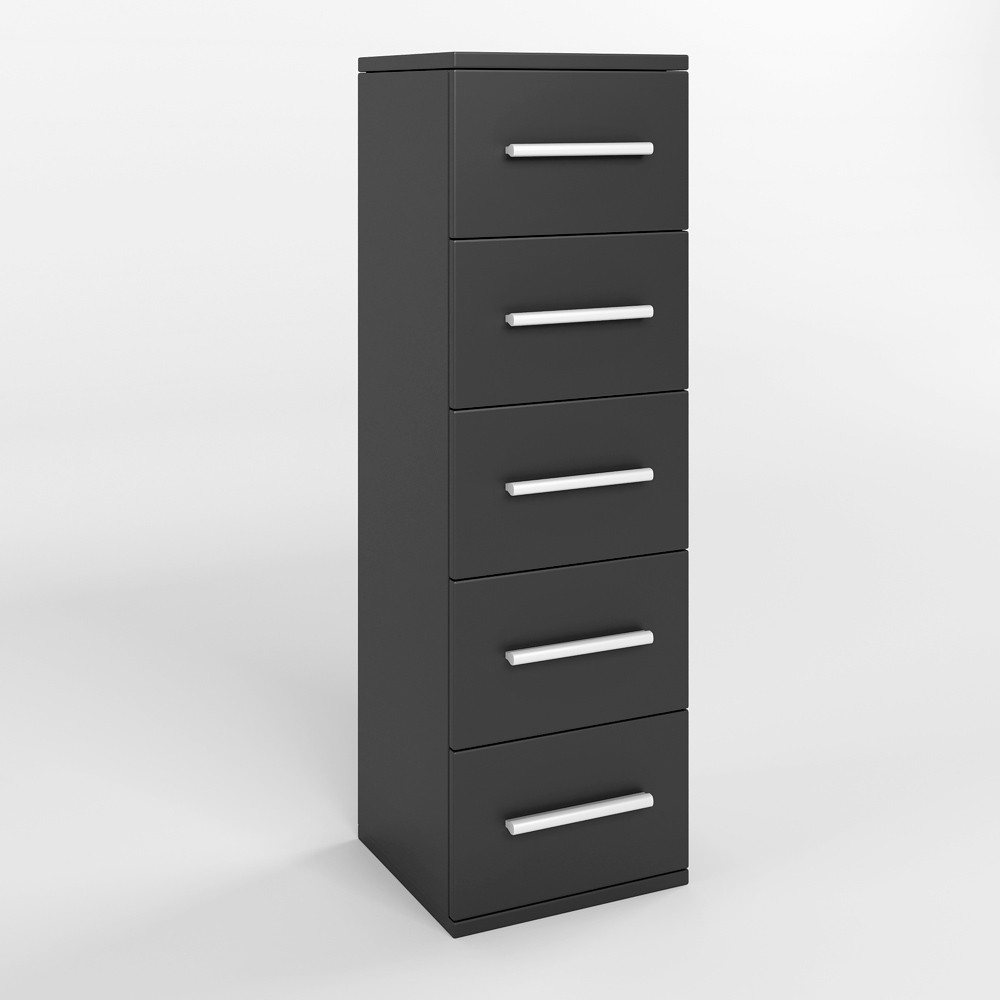 Комод 5 ящиков М-ЗОН Джеко 300 Антрацит (MZN-031018) Днепр - изображение 3