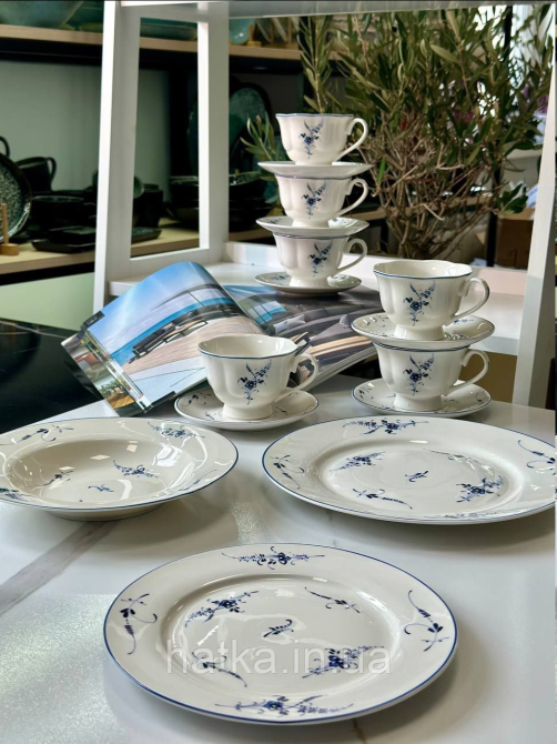 Тарелка глубокая суповая фарфор винтажный стиль 21,5 см 250 мл 