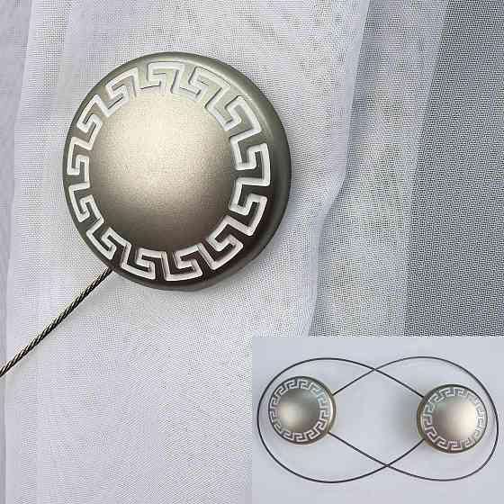 Магниты для штор и гардин Афина 2 шт Сатин (81-267) Киев