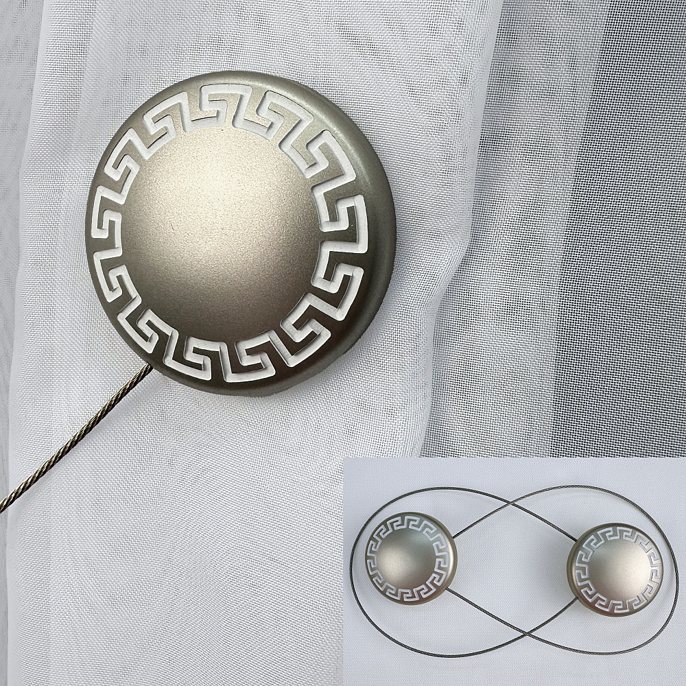 Магниты для штор и гардин Афина 2 шт Сатин (81-267) Киев - изображение 1