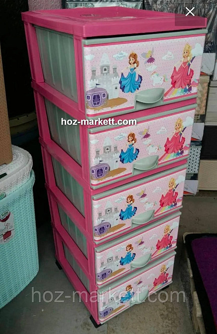 Тумба Комод дитяча Принцеси на 5 ящиків Туреччина Харків - фото 2