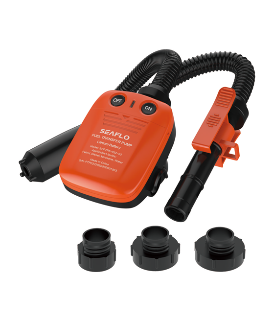 Акумуляторний насос SEAFLO SFFTP5-032-02 (Трубка 46.5см / Шланг 105см) — Паливна помпа 12 л/хв підходить для води Київ - фото 1