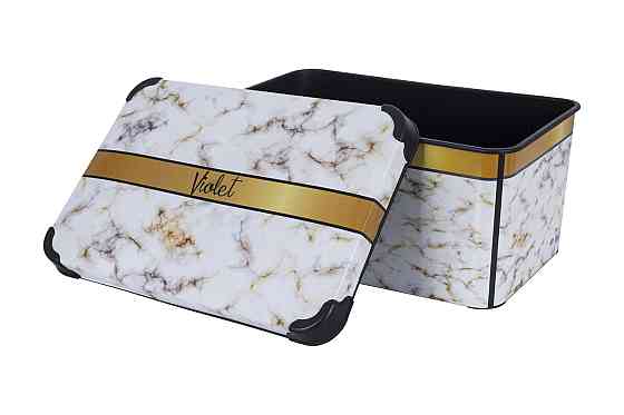 Контейнер VIOLET HOUSE DECOR Marble WHITE (6638133) Киев