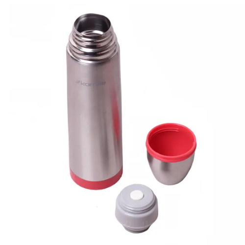 Термос 1000мл з пластик.вставками нержавіюча сталь (червоний,блакит.,зелен.,фіолет.) KAMILLE 2059B Житомир - изображение 7