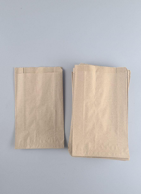 Бумажные пакеты саше крафт бурий, 140х50х240, 40г/м2 (100 шт) Харьков - изображение 1