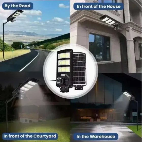 Камера-фонарь 4G уличный на солнечной батарее 300W с датчиком движения Коломыя