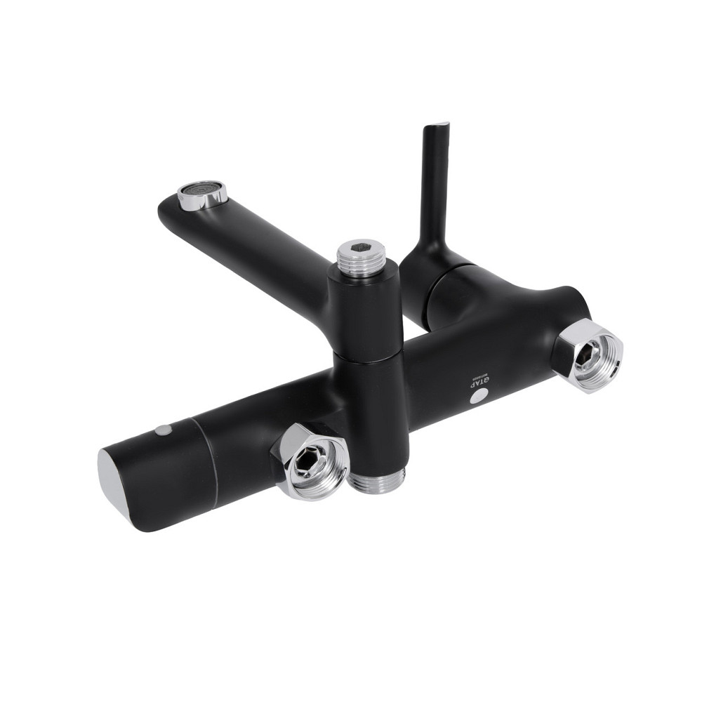 Душова система універсальна Qtap Grand на три споживачі (з виливом) QTGRABCR1004 Chrome/Black Київ - фото 7