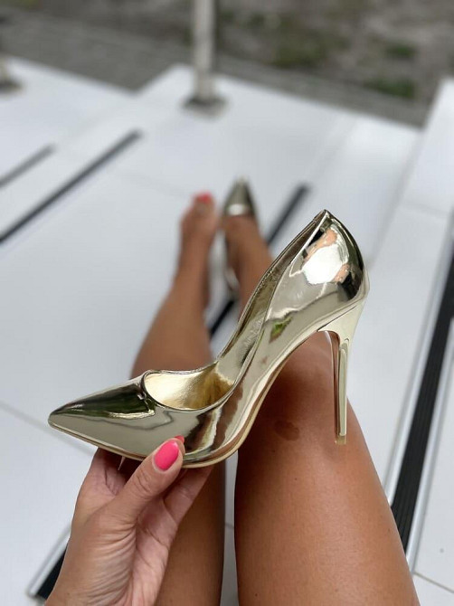 Comer Туфлі жіночі COMER золото еко-лак каблук 11см 40р (4960) Коломыя - изображение 7