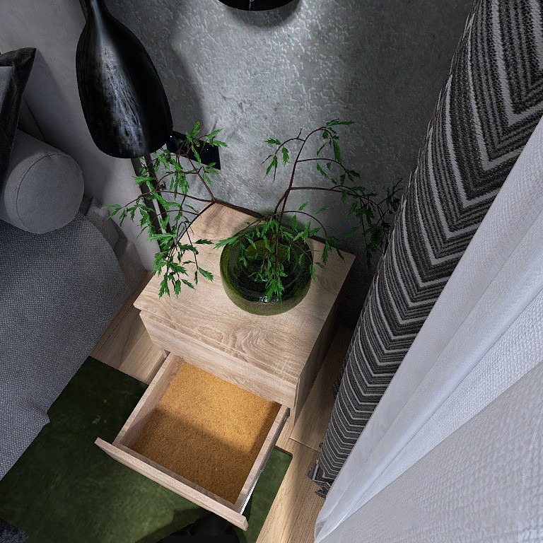 Тумба приліжкова Еверест ТЛ-1 Лайт 45х38х49 см Дуб сонома (DTM-4673) Дніпро - фото 5