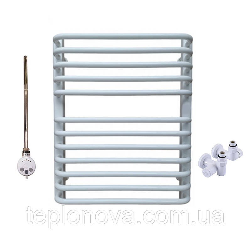 Комбинированный полотенцесушитель Белый 660х560 Terma Alina Черновцы - изображение 2