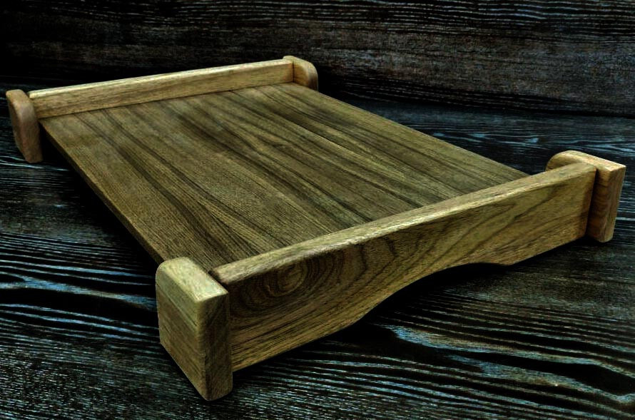 Поднос деревянный 