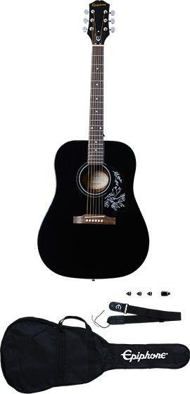 Акустична гітара Epiphone Starling Ebony з чохлом Київ - фото 3