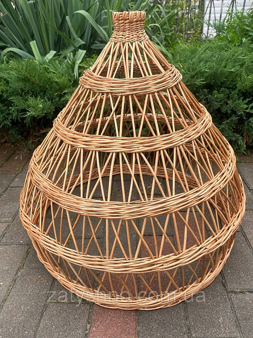 Люстра плетена кавова Київ - фото 5