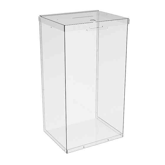 Ящик EKOSTAR с замком для пожертвований и сбора денег 250x200x460. Объем 23 литров Киев