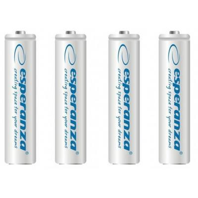 Аккумулятор Esperanza AAA 1000mAh Ni-MH * 4 white (EZA102W) Винница - изображение 1