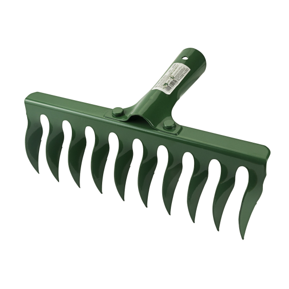 Граблі садово-городні виті 10 зубів 265*82мм заклепочне кріплення SIGMA Житомир - фото 1