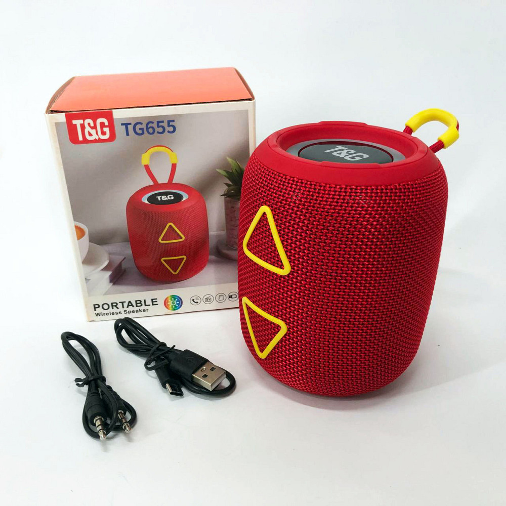 Музыкальные колонки для улицы TG655, Портативная беспроводная колонка с хорошим звуком PB-13 Львов - изображение 11