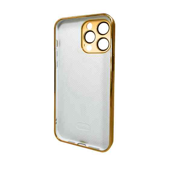 Чохол для смартфона AG Glass Sapphire Frame MagSafe Logo for Apple iPhone 15 Pro Gold Київ
