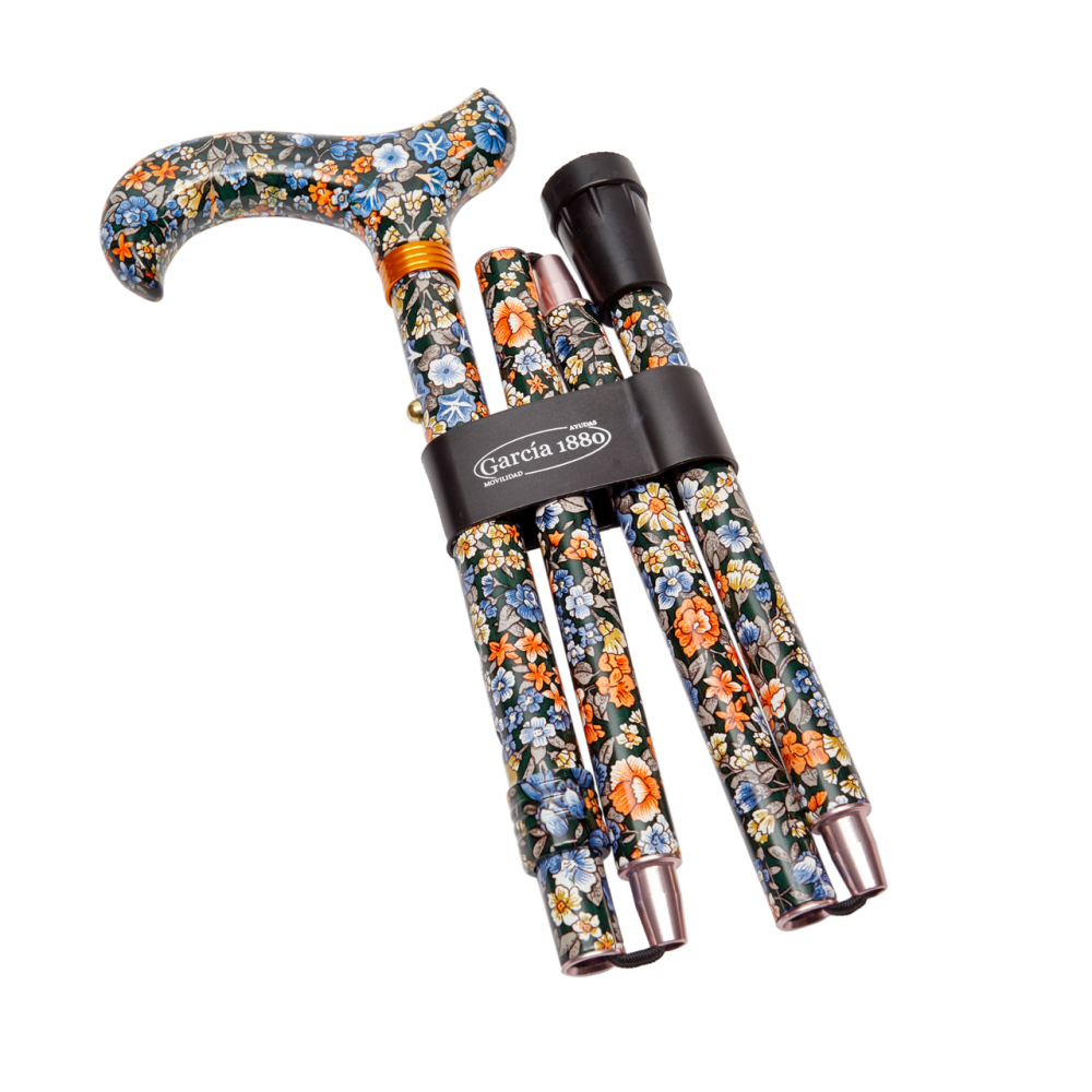 Складная трость Garcia 336 с цветочным дизайном Днепр - изображение 2