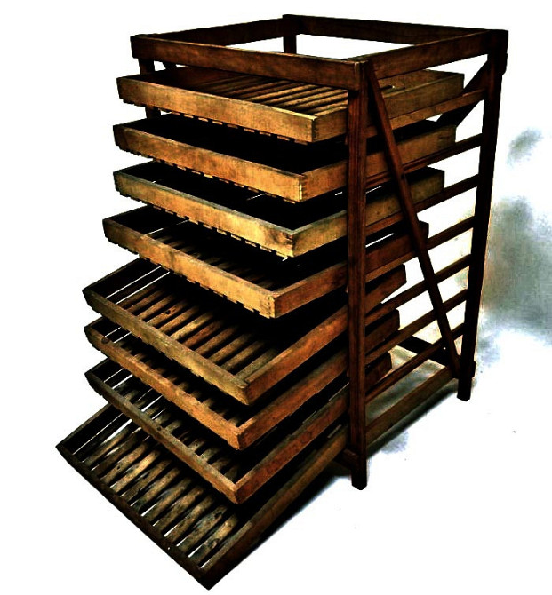 Стелаж для овочів і фруктів "Блаунпік" капучино Миколаїв - фото 1