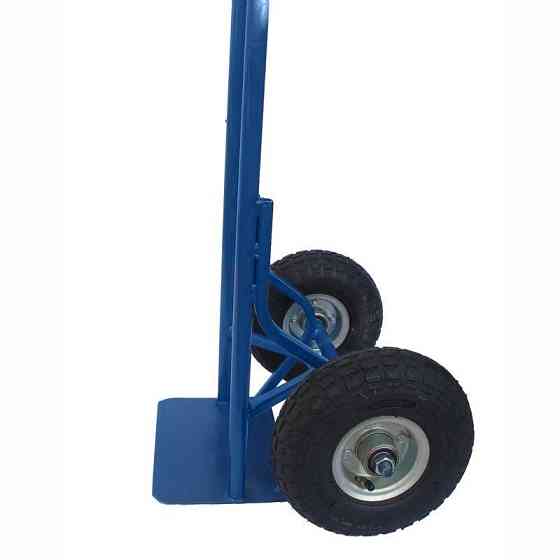 Тележка для баллона ТКК-260КНД –металлическая ручная тележка с пневмоколесами 260 мм грузоподъемность до 150кг Харьков