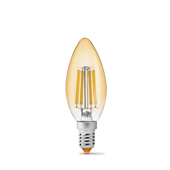 Лампа C37 6W E14 2200К 220V Filament A LED Videx Житомир
