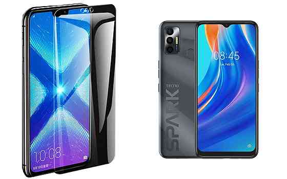 Защитное стекло NeoGlass для TECNO Spark 7 (KF6n) – ультрапрозрачное и устойчивое Киев