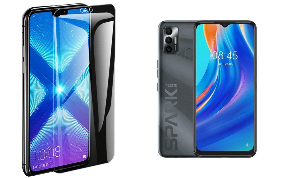 Защитное стекло NeoGlass для TECNO Spark 7 (KF6n) – ультрапрозрачное и устойчивое Киев - изображение 2