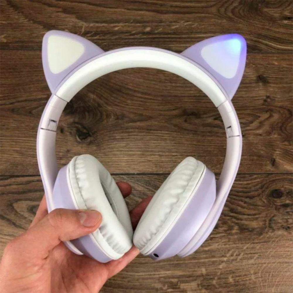 Бездротові Bluetooth навушники VZV-23M на 400 mah з вушками,фіолетовий SBR Київ - фото 8