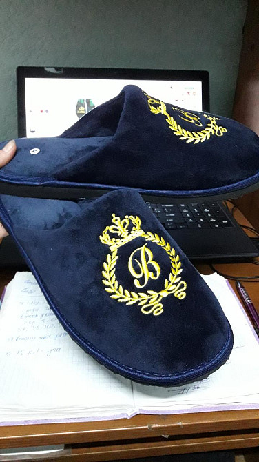 Капці з вишивкою жіночі чоловічі капці на замовлення від виробника. Одеса - фото 18