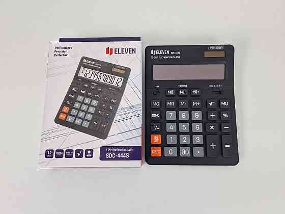 Калькулятор "ELEVEN" SDC-444S (citizen) 12 розрядів бухгалтерський чорний (1 шт.) Харків
