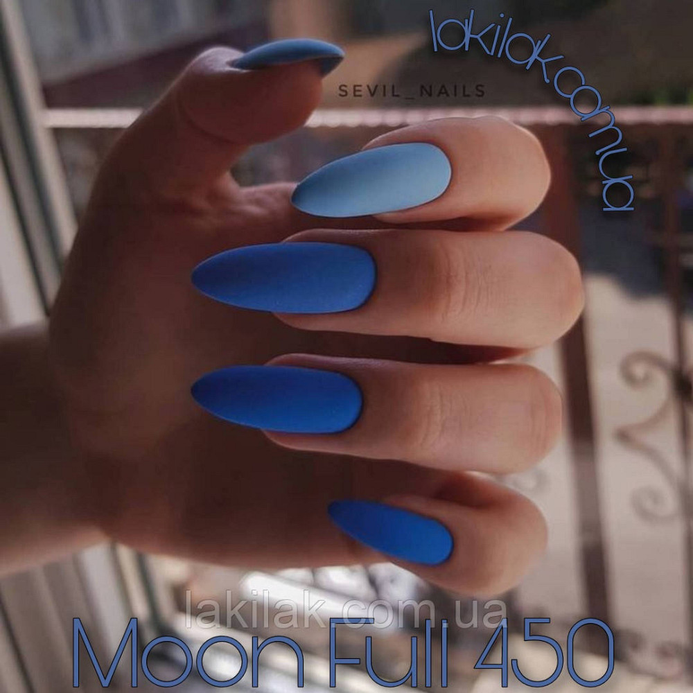 Гель-лак Moon Full Breeze color №450 сапфір 8 мл Херсон - изображение 1