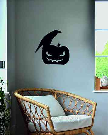 Декоративне настінне Панно «Хеллоуїн — гарбуз», Декор на стіну 70*70 см Київ