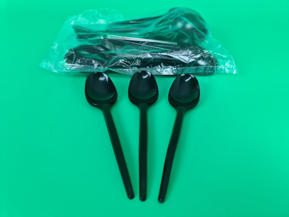 Ложка столова одноразова чорна Андрекс (100 шт.) Харків - фото 4