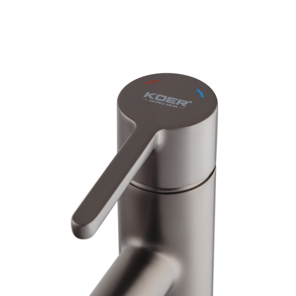 Смеситель для умывальника Koer KB-10029-07 графит KR5495 Харьков - изображение 2