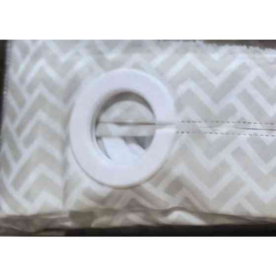 Шторка для ванной Mixxus SCT-005-180x180 из полиэстера со встроенными кольцами (Узор серый) (AC0646) Киев